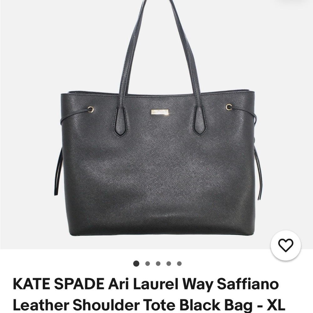 Kate Spade Black Saffiano Leather Tote